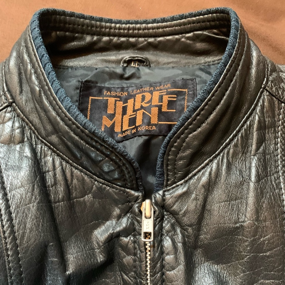 Tree men Bomber leather very good condition size SM -M